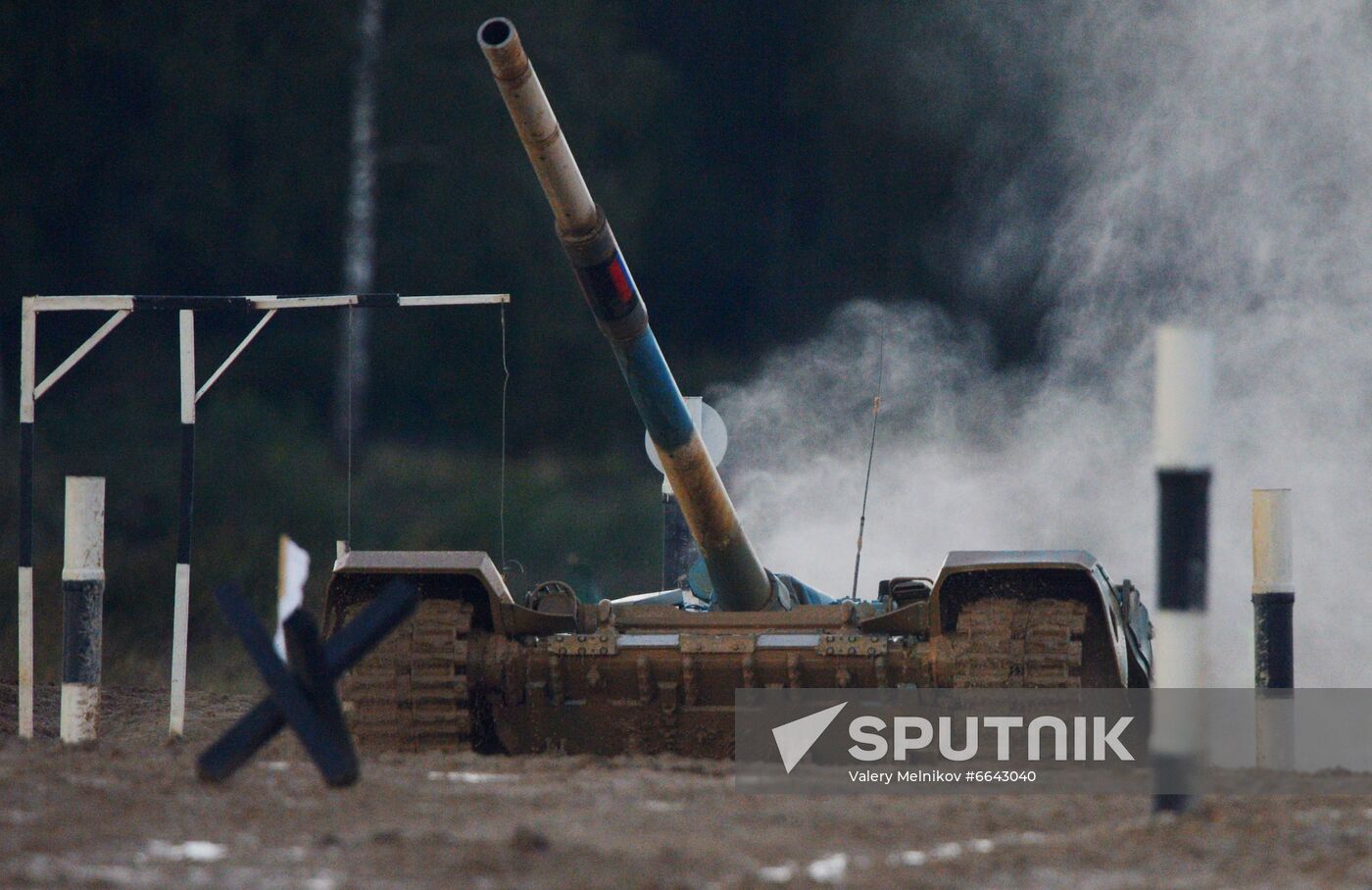 Russia Army Games Tank Biathlon