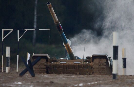 Russia Army Games Tank Biathlon