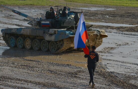Russia Army Games Tank Biathlon