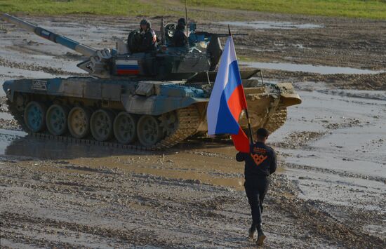 Russia Army Games Tank Biathlon