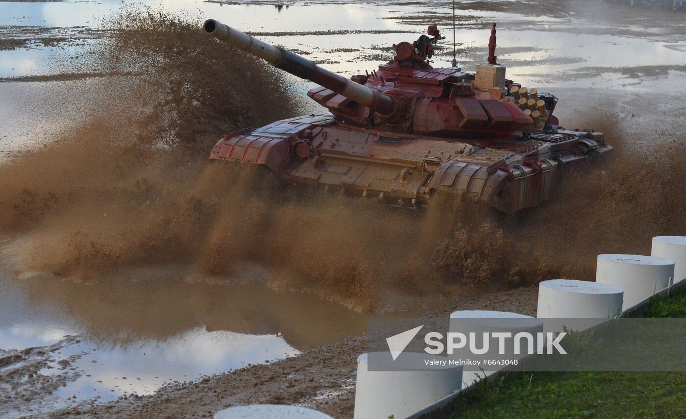 Russia Army Games Tank Biathlon