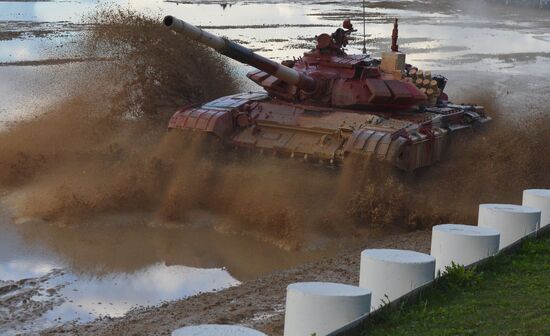 Russia Army Games Tank Biathlon