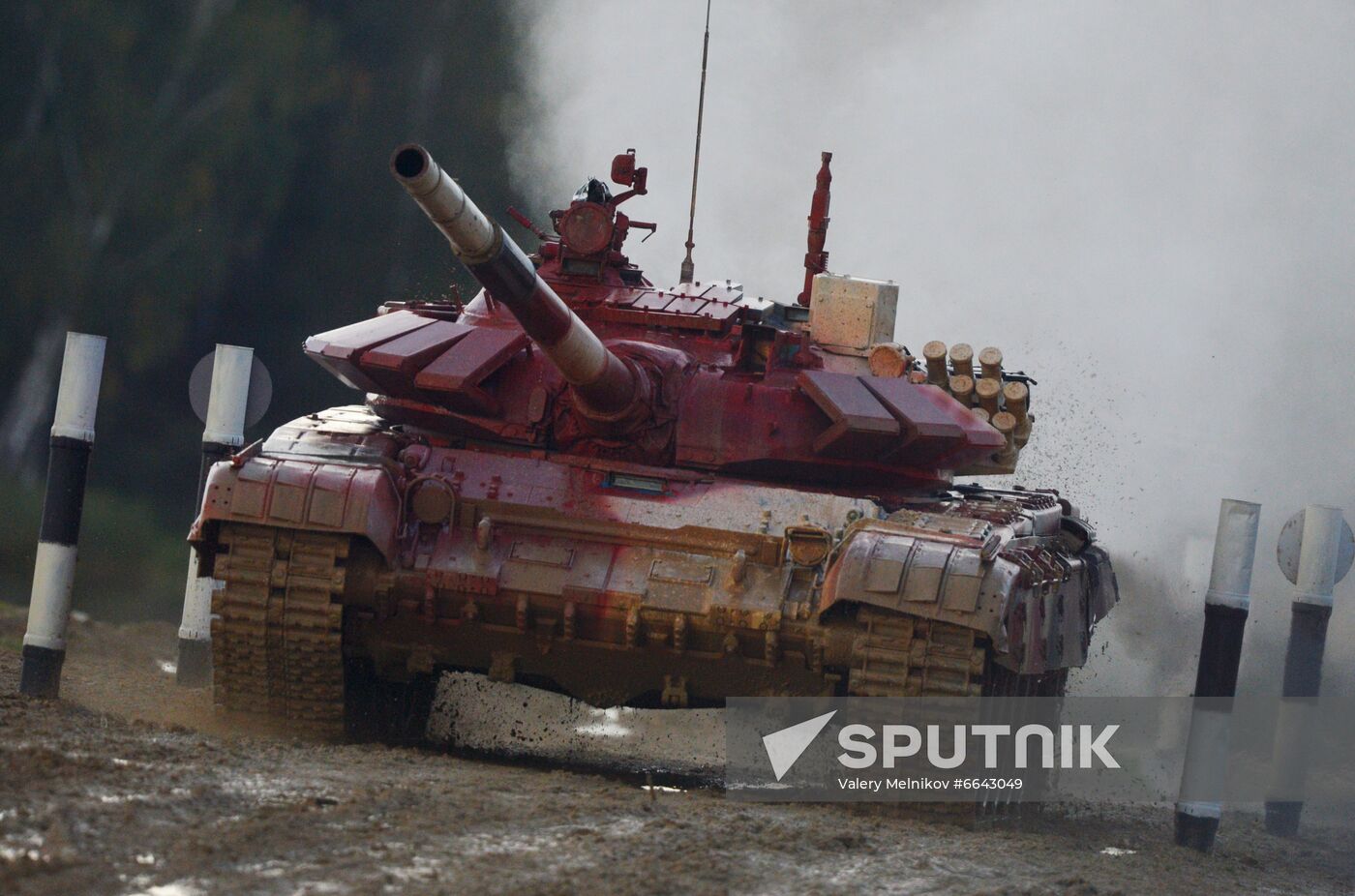 Russia Army Games Tank Biathlon