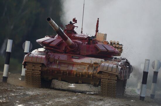 Russia Army Games Tank Biathlon