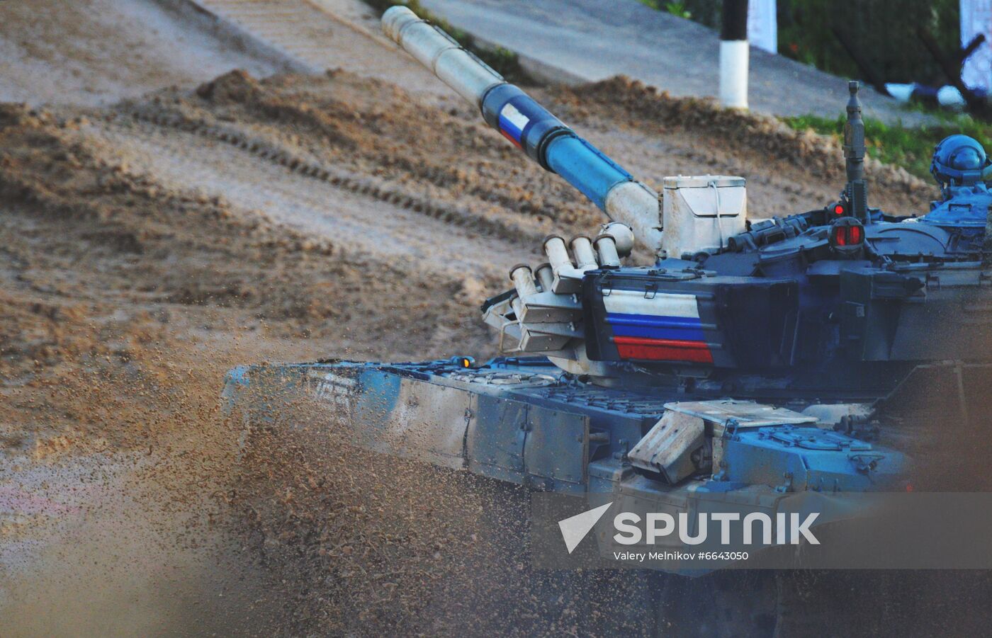 Russia Army Games Tank Biathlon