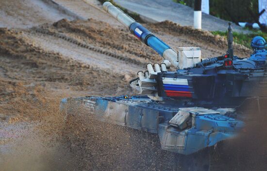 Russia Army Games Tank Biathlon