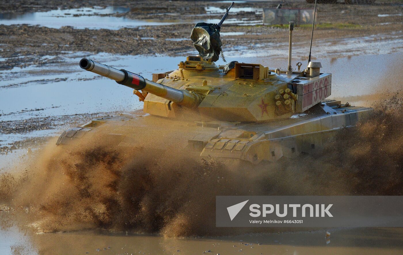 Russia Army Games Tank Biathlon