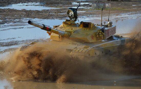 Russia Army Games Tank Biathlon
