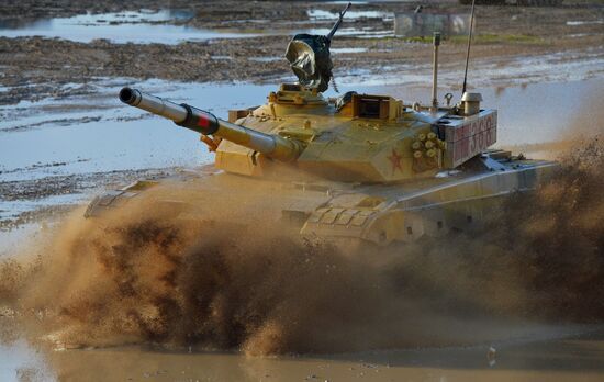 Russia Army Games Tank Biathlon