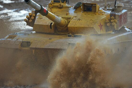 Russia Army Games Tank Biathlon