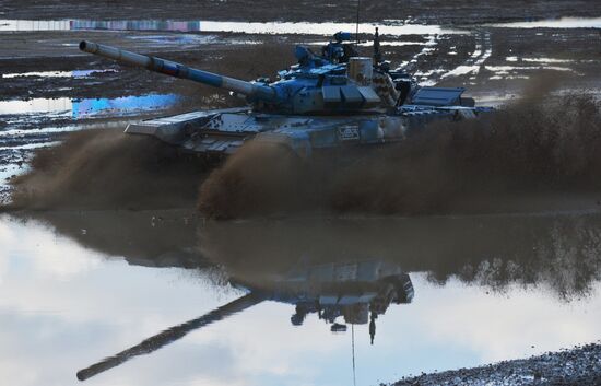 Russia Army Games Tank Biathlon