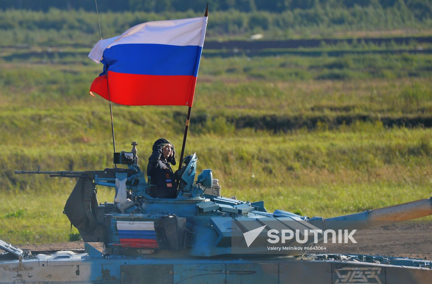 Russia Army Games Tank Biathlon