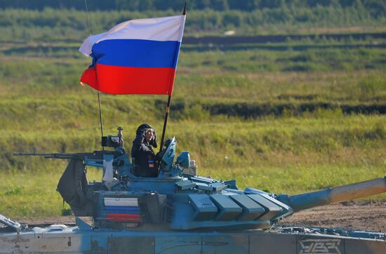 Russia Army Games Tank Biathlon