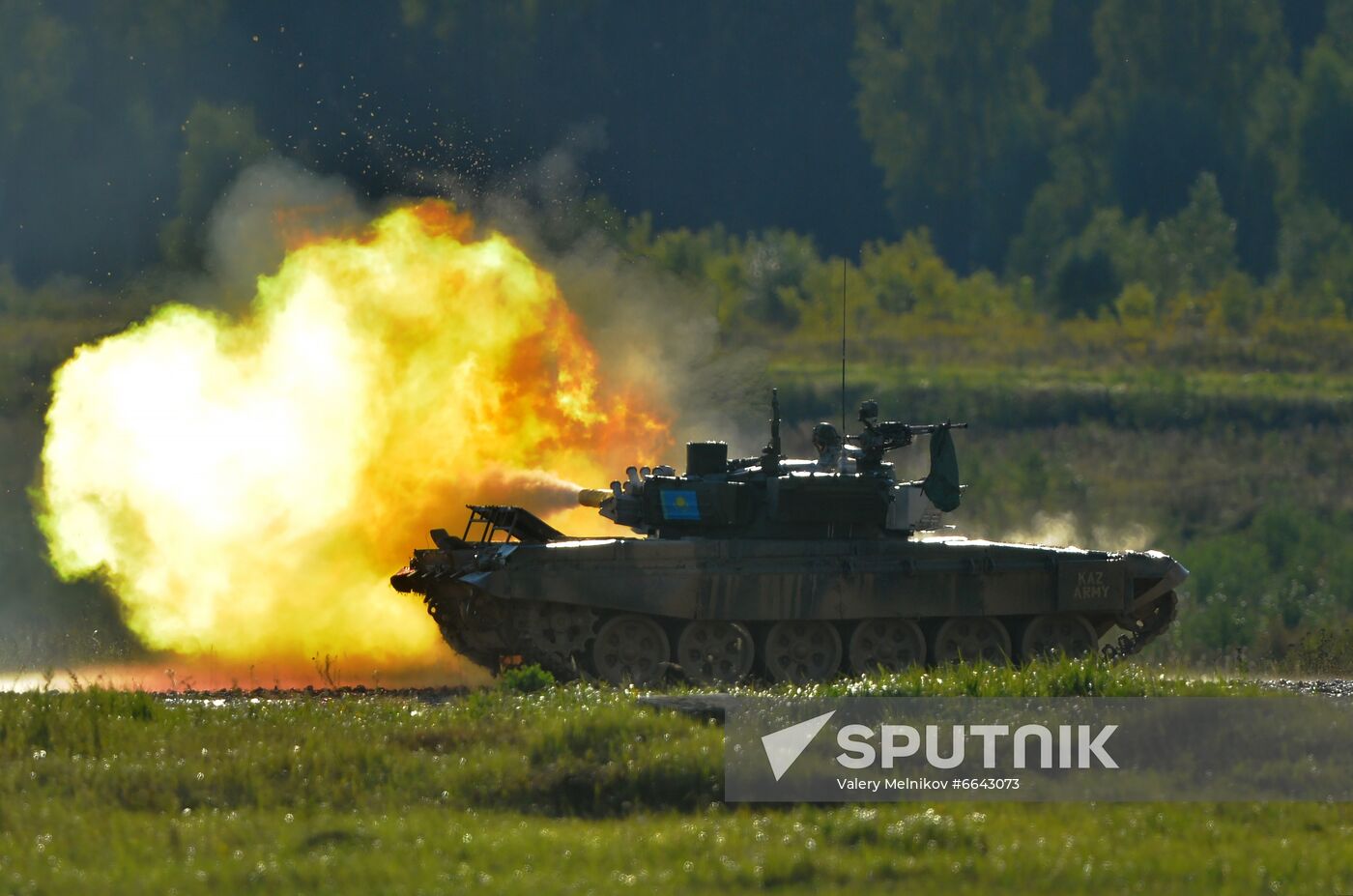 Russia Army Games Tank Biathlon