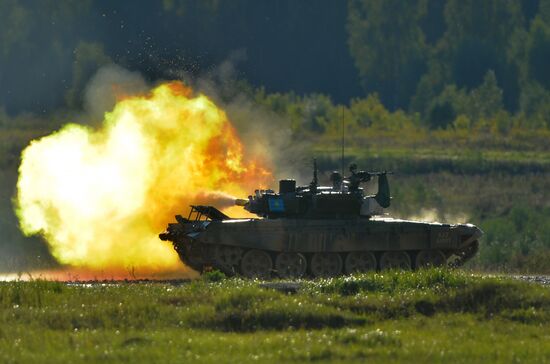 Russia Army Games Tank Biathlon