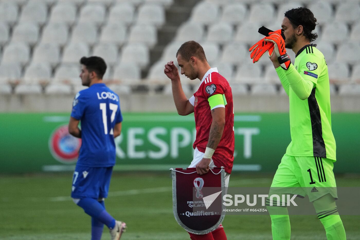 Cyprus Soccer World Cup 2022 Qualifiers Cyprus - Russia