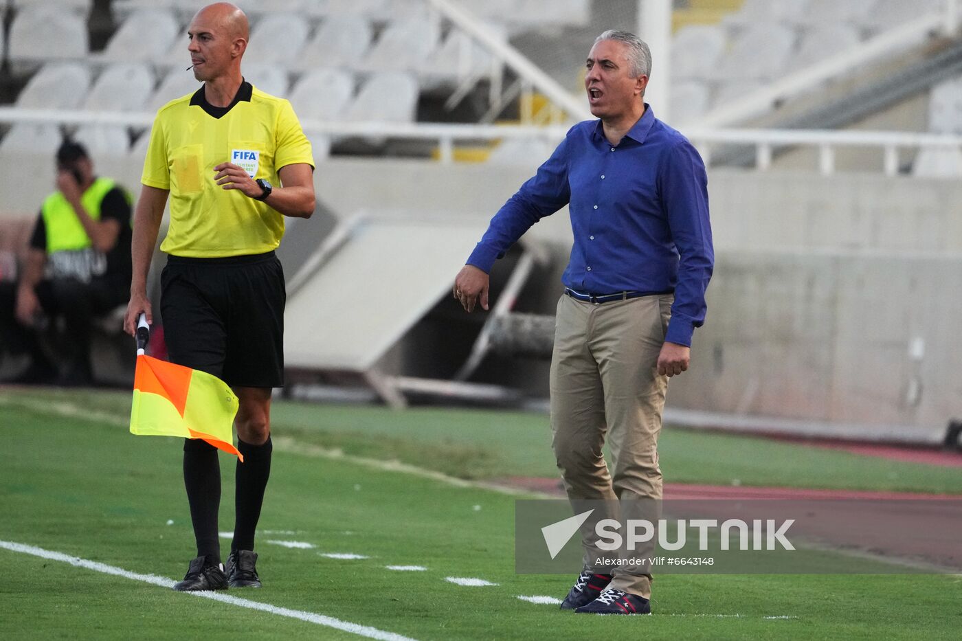 Cyprus Soccer World Cup 2022 Qualifiers Cyprus - Russia