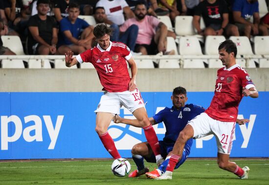 Cyprus Soccer World Cup 2022 Qualifiers Cyprus - Russia