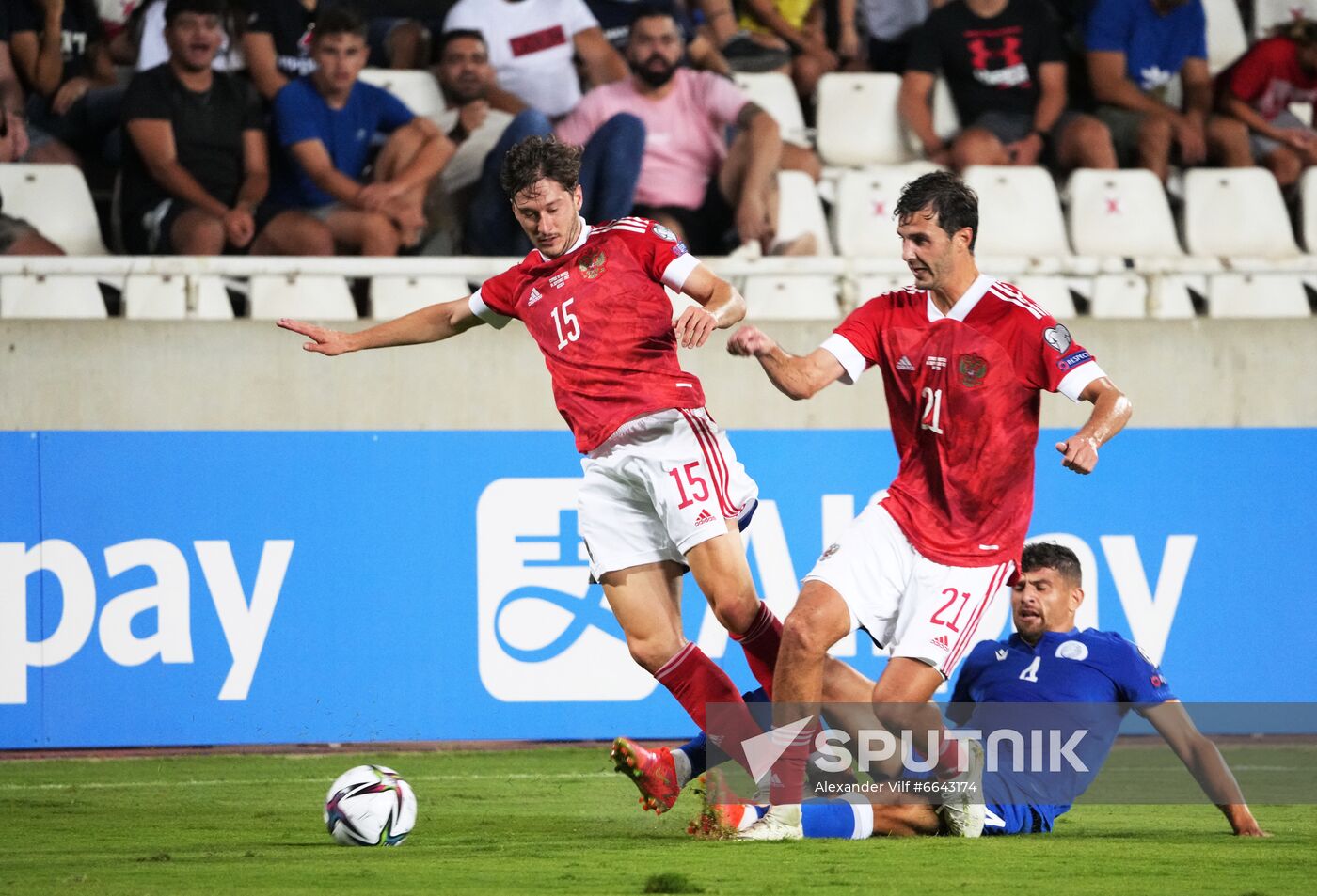 Cyprus Soccer World Cup 2022 Qualifiers Cyprus - Russia