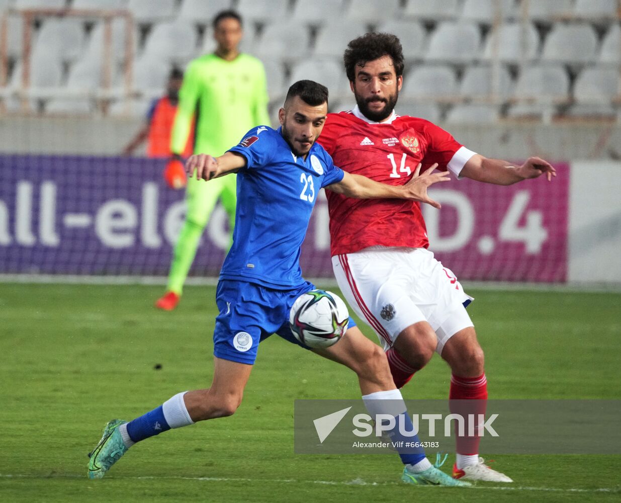 Cyprus Soccer World Cup 2022 Qualifiers Cyprus - Russia