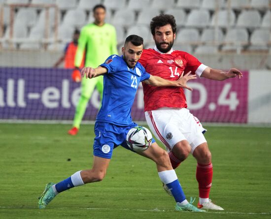 Cyprus Soccer World Cup 2022 Qualifiers Cyprus - Russia