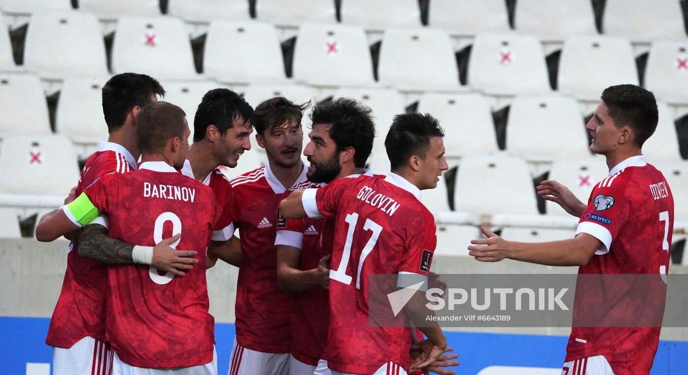 Cyprus Soccer World Cup 2022 Qualifiers Cyprus - Russia