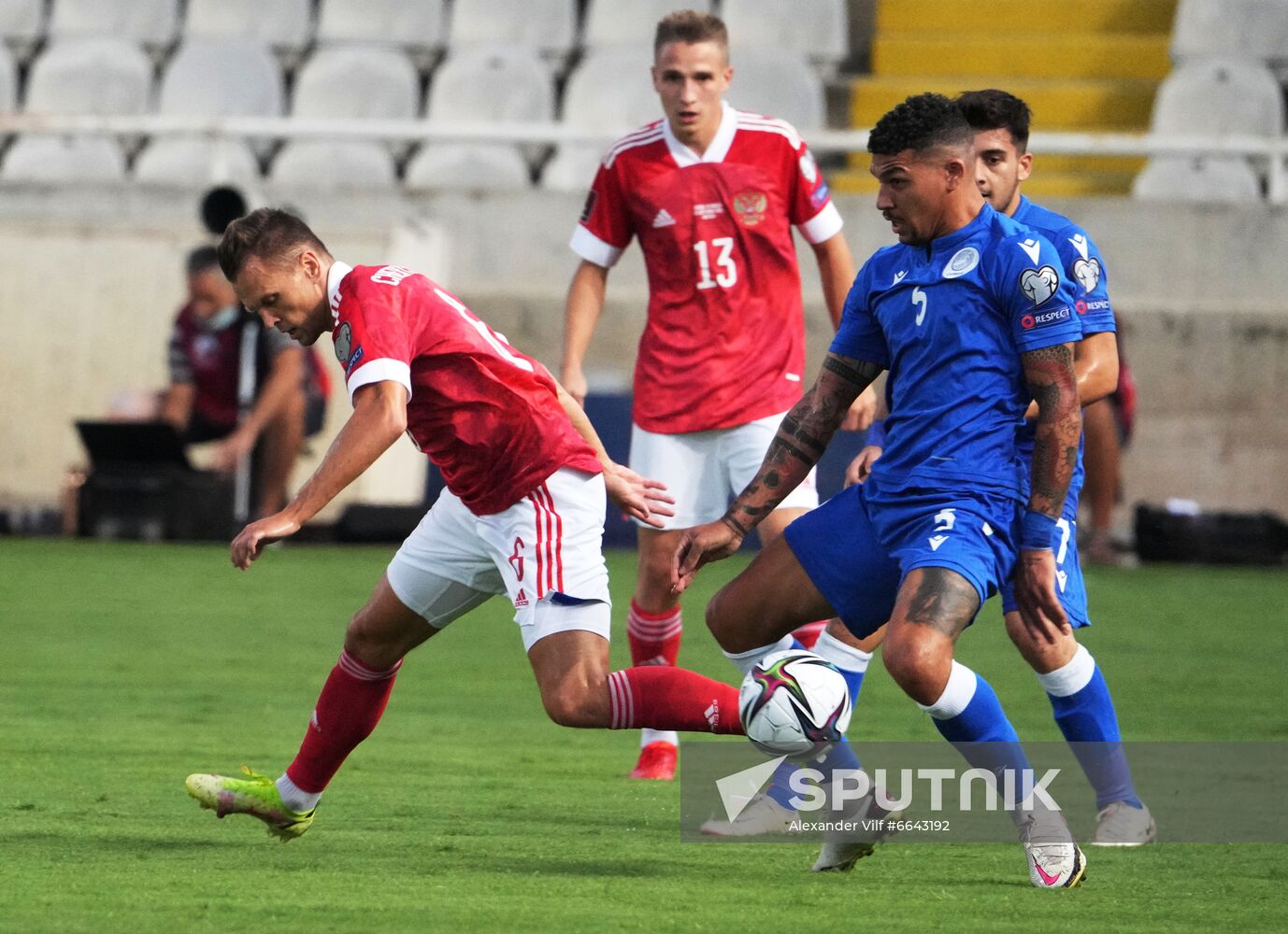 Cyprus Soccer World Cup 2022 Qualifiers Cyprus - Russia