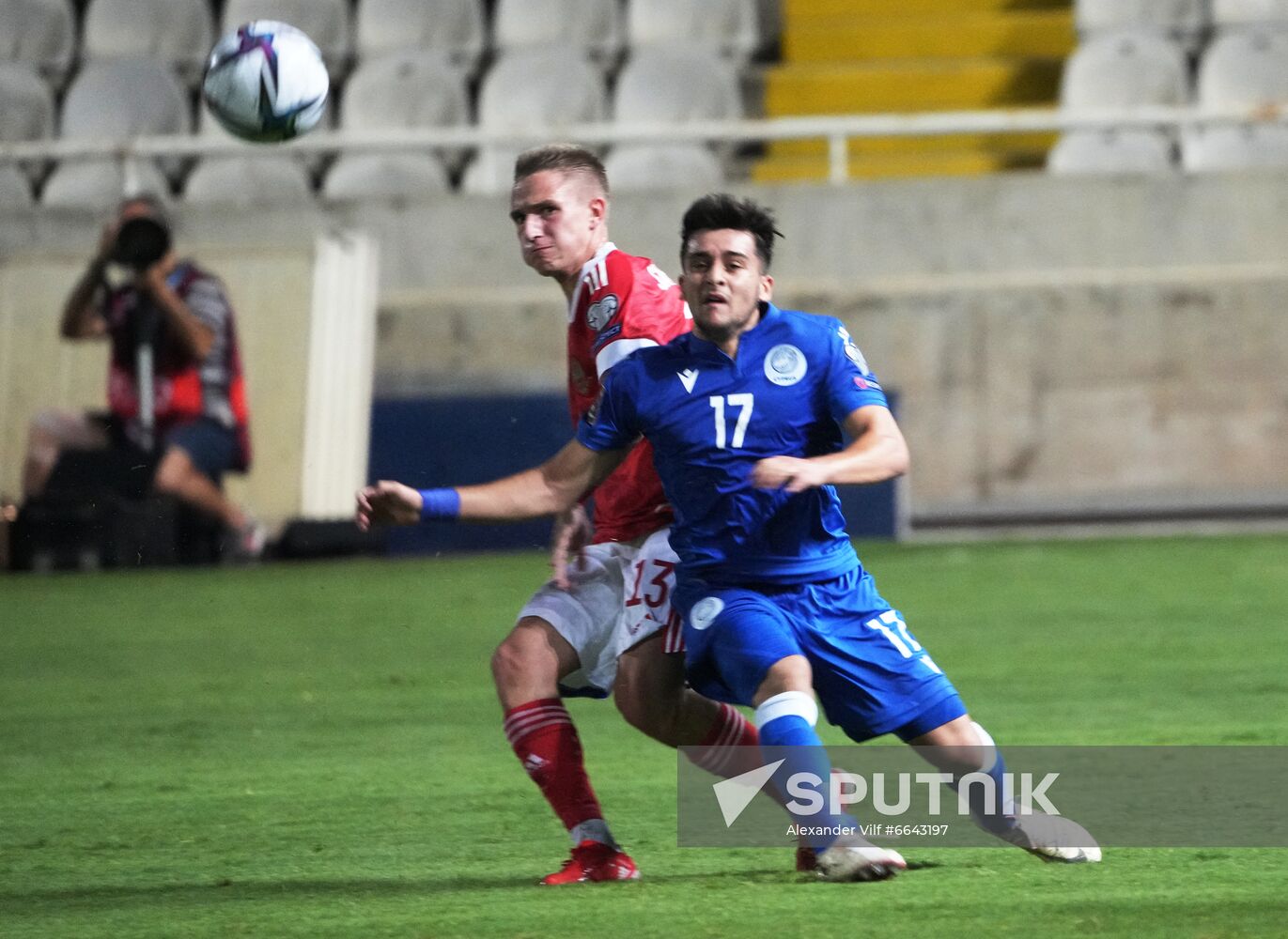 Cyprus Soccer World Cup 2022 Qualifiers Cyprus - Russia