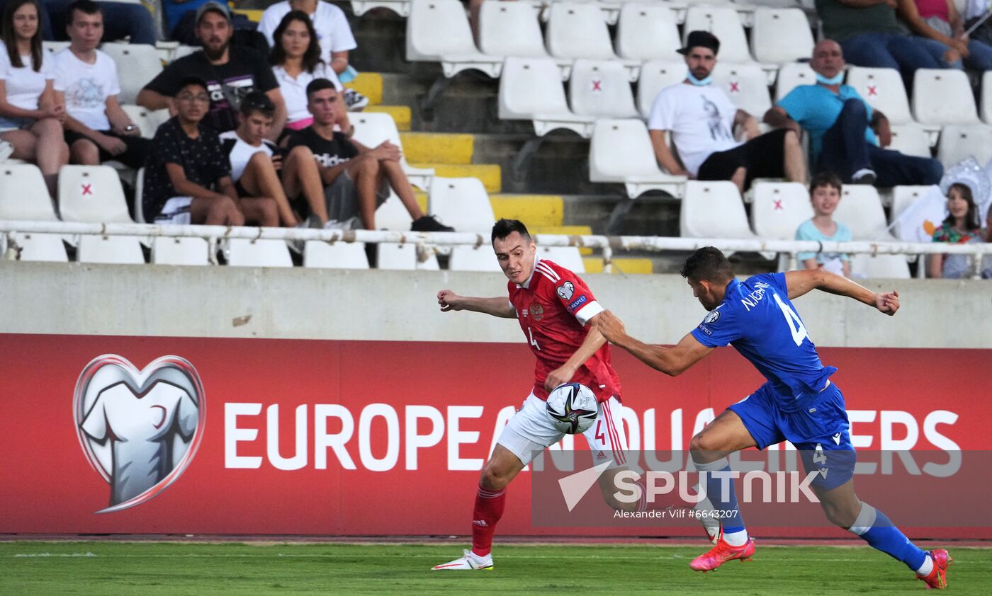 Cyprus Soccer World Cup 2022 Qualifiers Cyprus - Russia