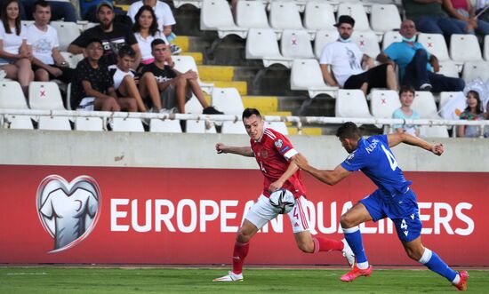 Cyprus Soccer World Cup 2022 Qualifiers Cyprus - Russia