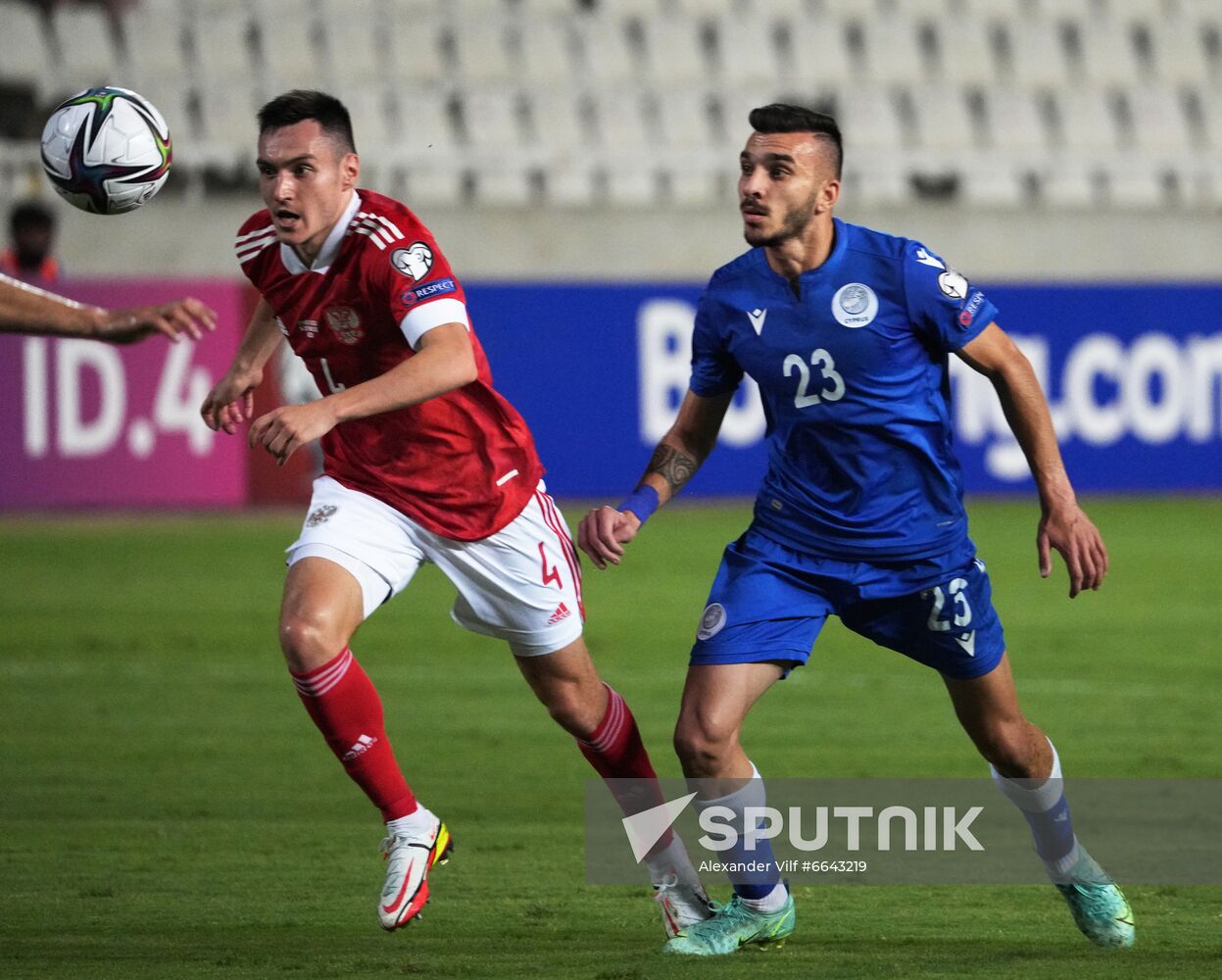 Cyprus Soccer World Cup 2022 Qualifiers Cyprus - Russia