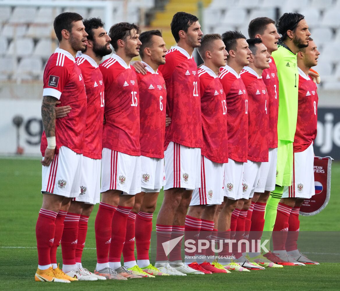 Cyprus Soccer World Cup 2022 Qualifiers Cyprus - Russia