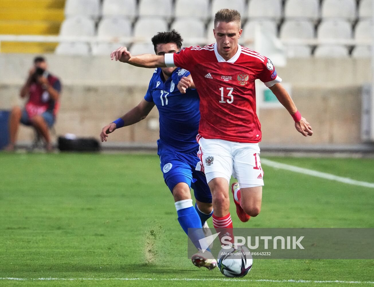 Cyprus Soccer World Cup 2022 Qualifiers Cyprus - Russia