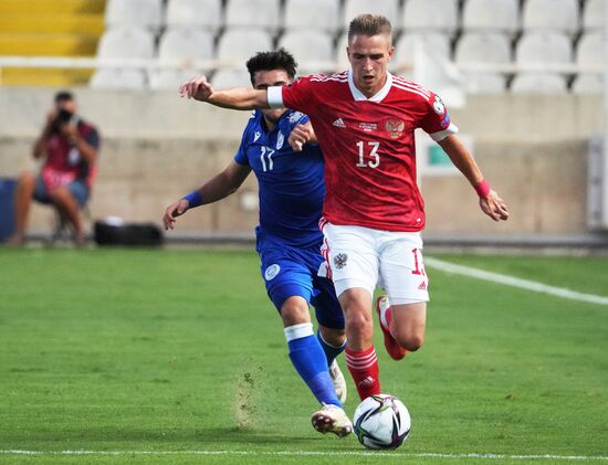 Cyprus Soccer World Cup 2022 Qualifiers Cyprus - Russia