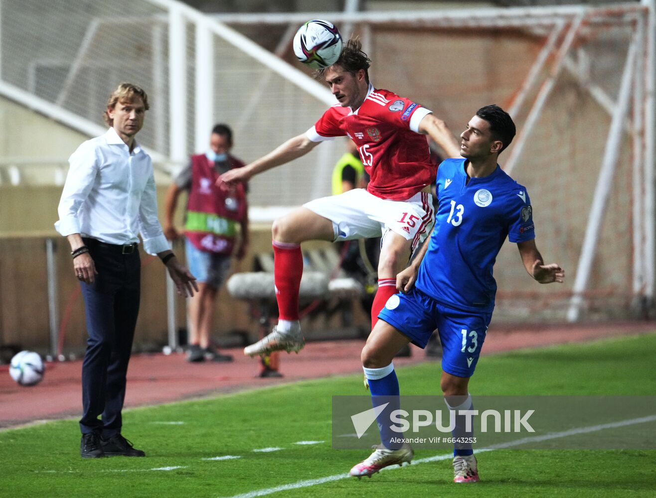 Cyprus Soccer World Cup 2022 Qualifiers Cyprus - Russia