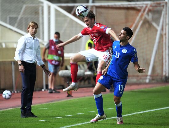 Cyprus Soccer World Cup 2022 Qualifiers Cyprus - Russia