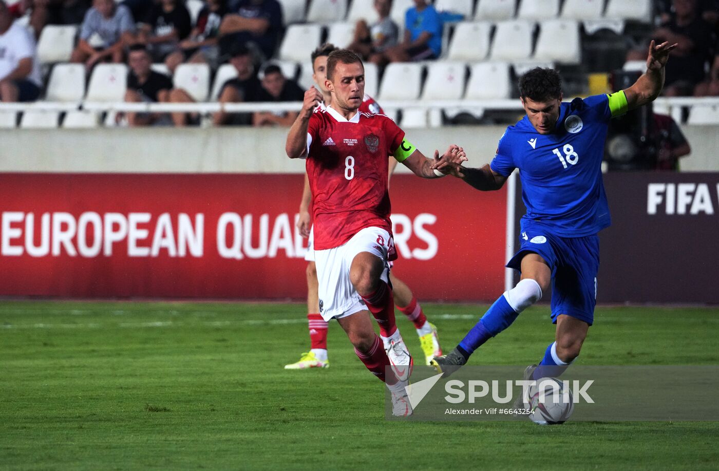 Cyprus Soccer World Cup 2022 Qualifiers Cyprus - Russia