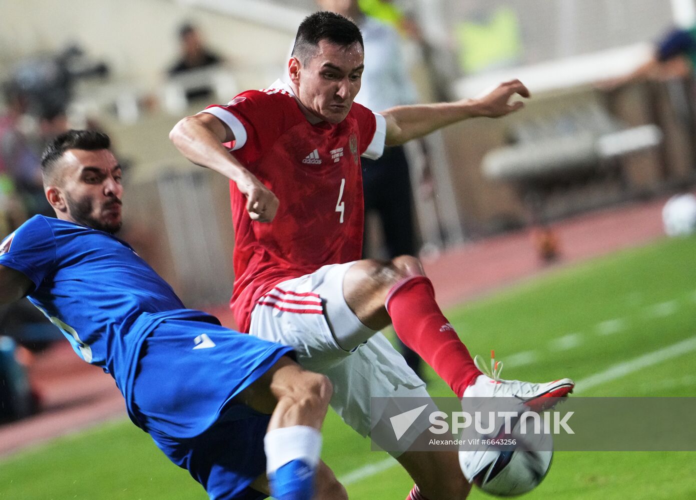 Cyprus Soccer World Cup 2022 Qualifiers Cyprus - Russia