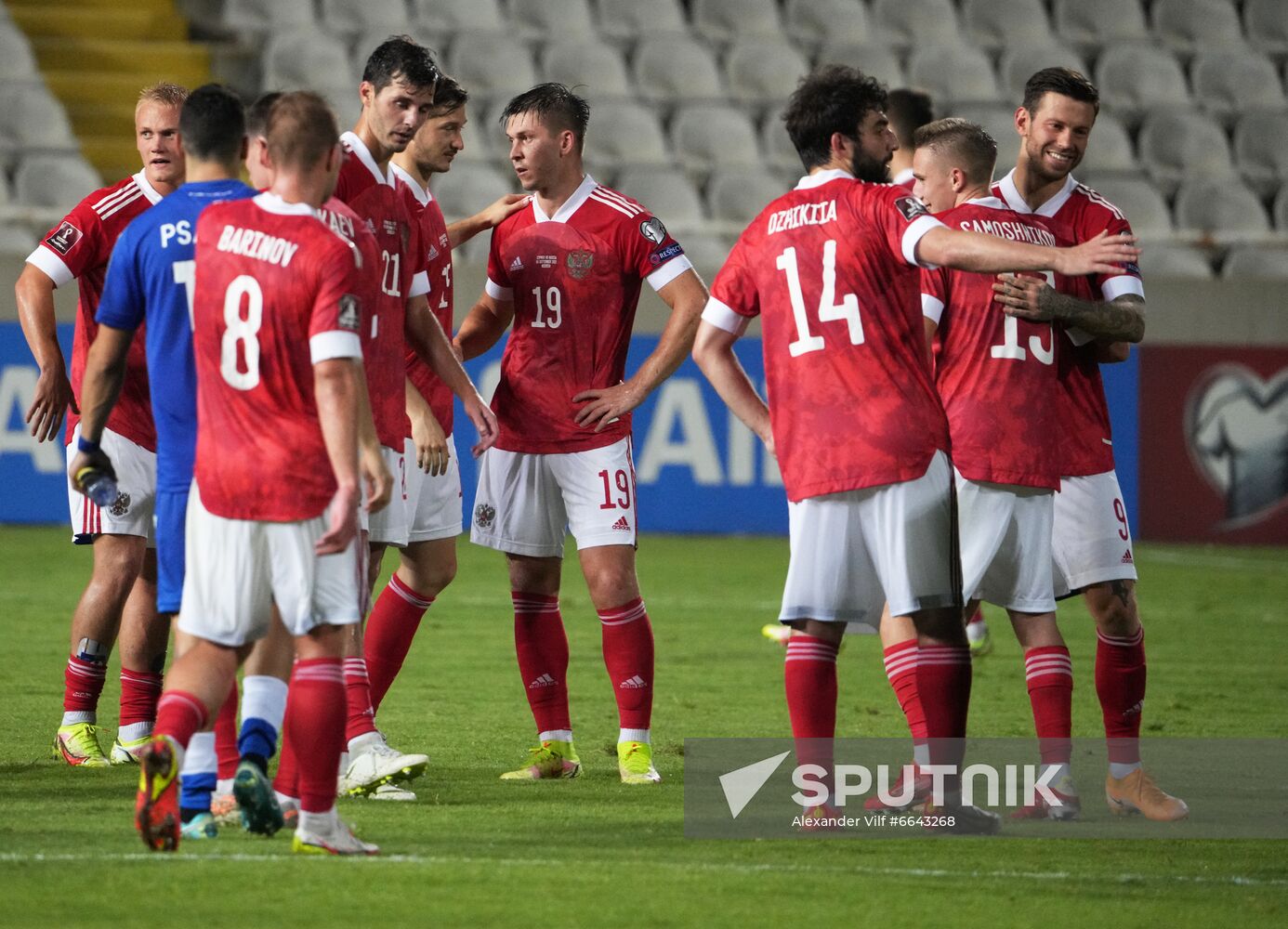 Cyprus Soccer World Cup 2022 Qualifiers Cyprus - Russia