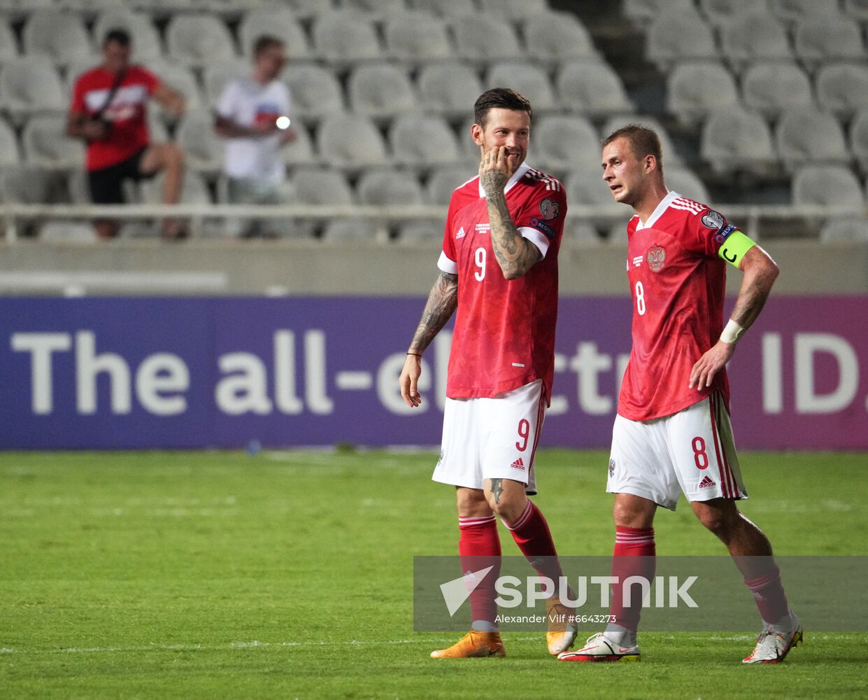 Cyprus Soccer World Cup 2022 Qualifiers Cyprus - Russia