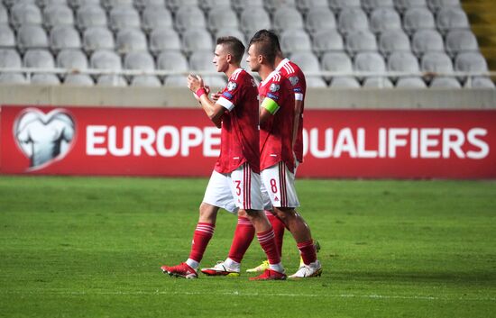 Cyprus Soccer World Cup 2022 Qualifiers Cyprus - Russia