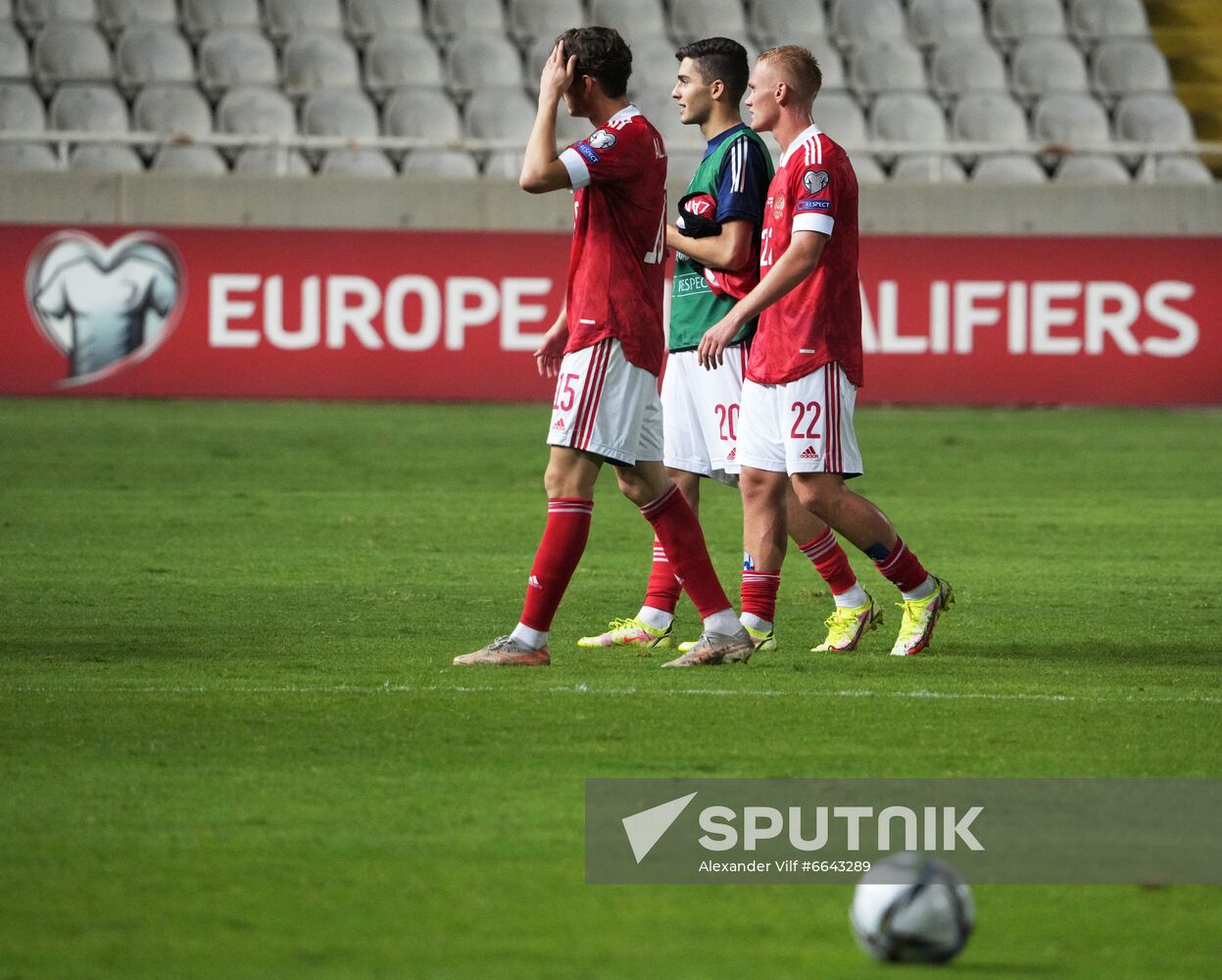 Cyprus Soccer World Cup 2022 Qualifiers Cyprus - Russia