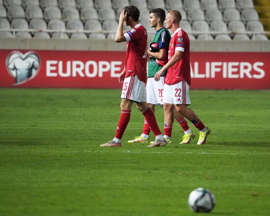 Cyprus Soccer World Cup 2022 Qualifiers Cyprus - Russia