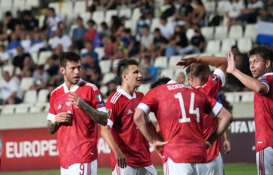 Cyprus Soccer World Cup 2022 Qualifiers Cyprus - Russia