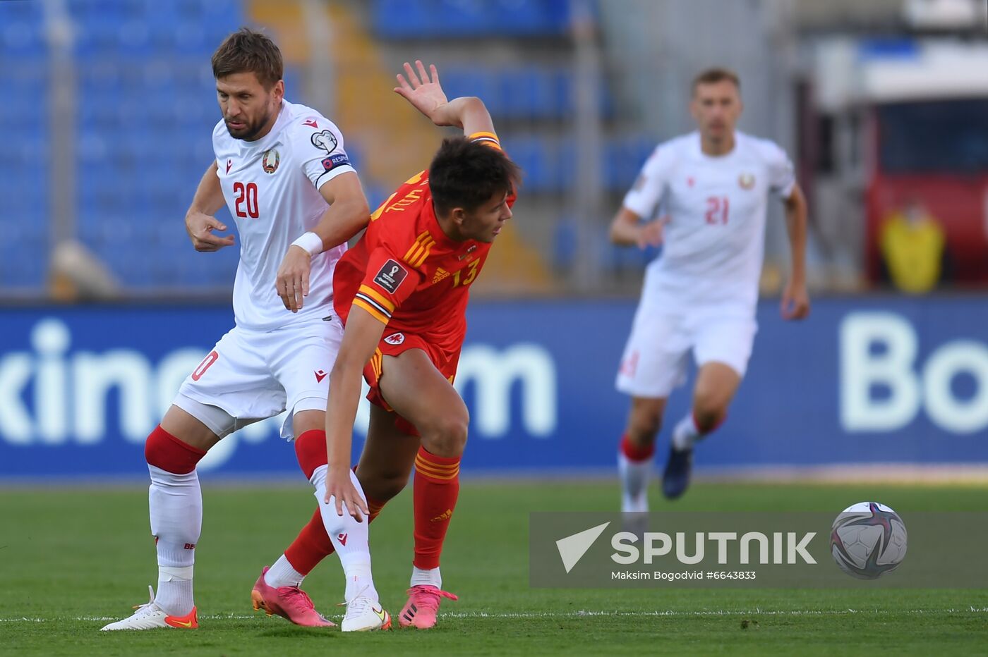 Russia Soccer World Cup 2022 Qualifiers Belarus - Wales