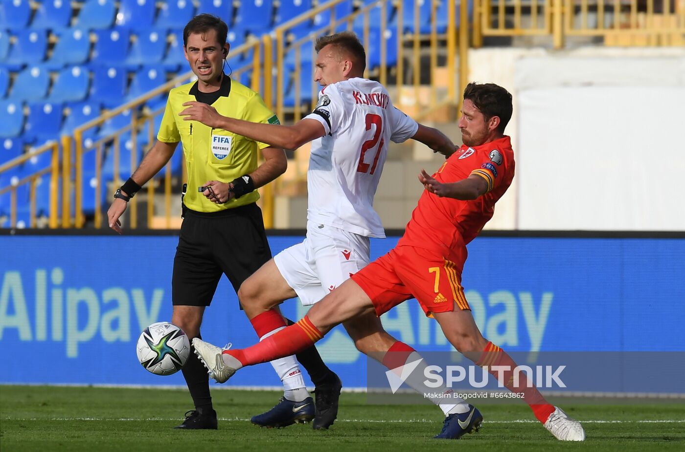 Russia Soccer World Cup 2022 Qualifiers Belarus - Wales