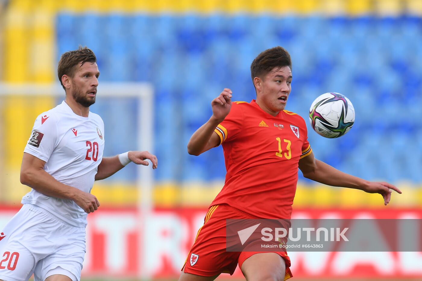 Russia Soccer World Cup 2022 Qualifiers Belarus - Wales