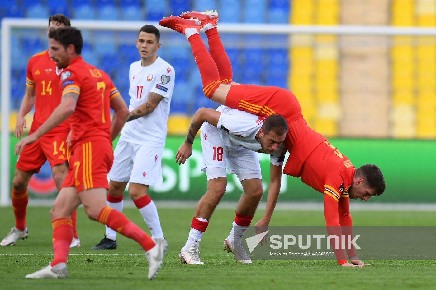 Russia Soccer World Cup 2022 Qualifiers Belarus - Wales