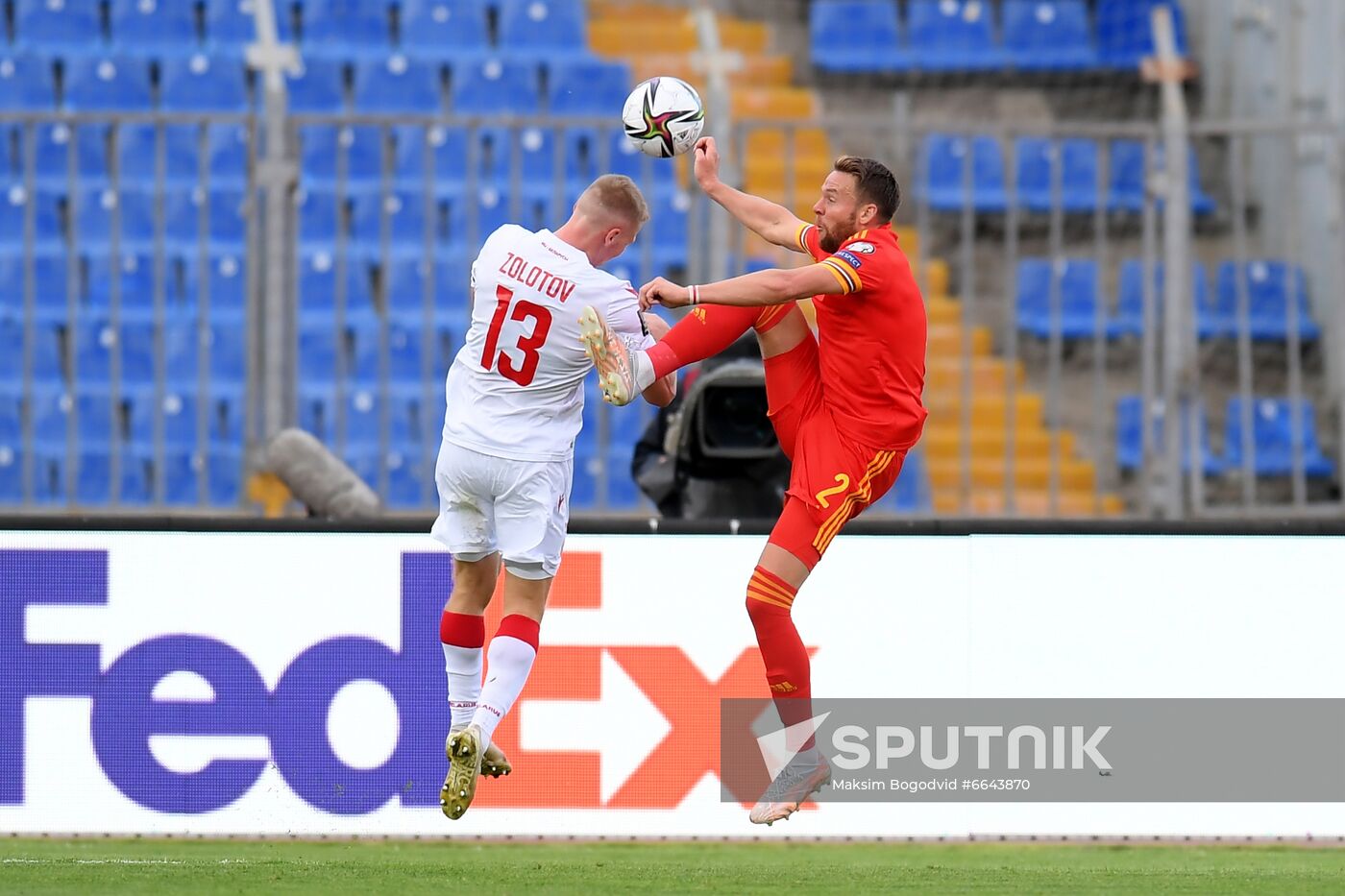 Russia Soccer World Cup 2022 Qualifiers Belarus - Wales