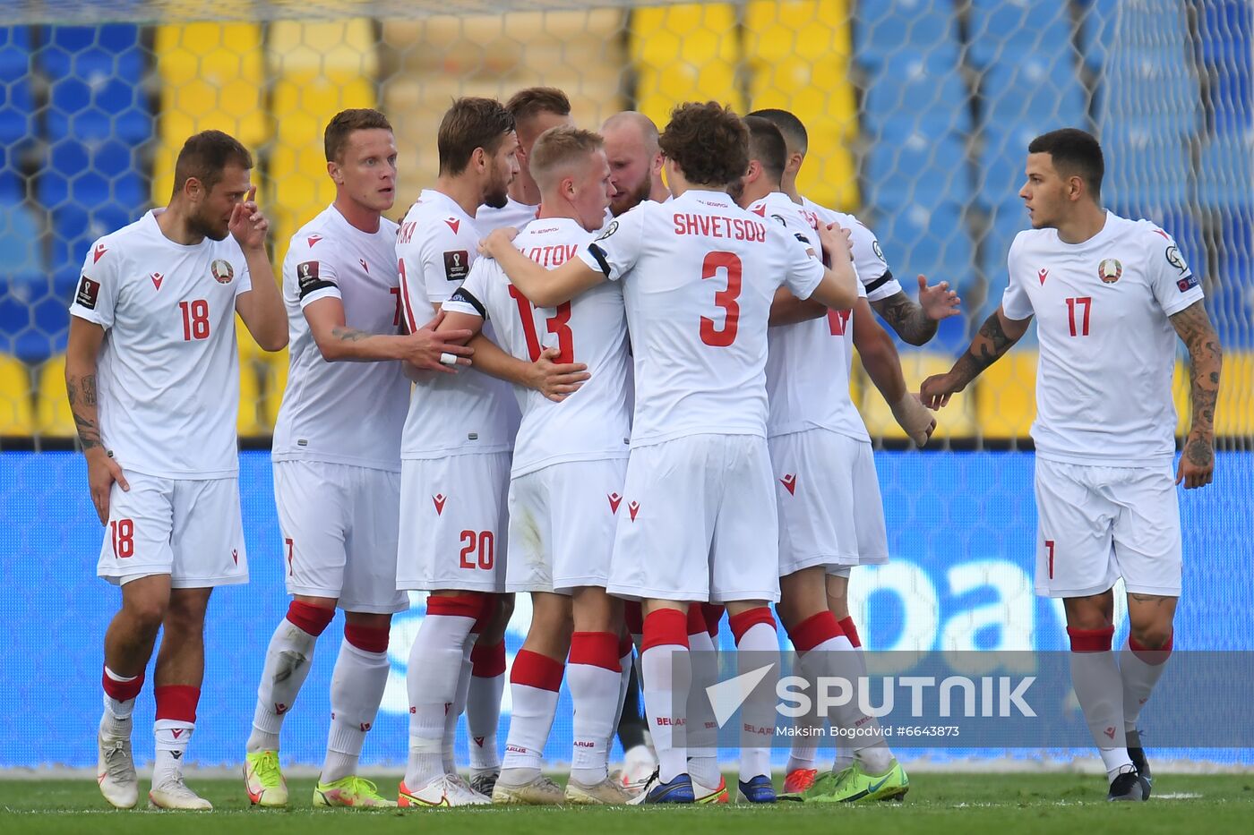 Russia Soccer World Cup 2022 Qualifiers Belarus - Wales